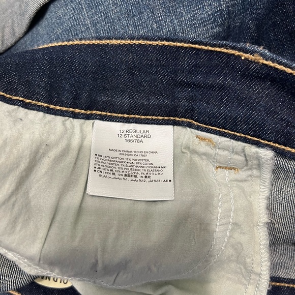 Old Navy Blue Jean shorts size 12 - Picture 4 of 4